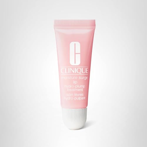 Clinique Moisture Surge Lip Hydro-Plump Treatment | Hydrating Lip Balm & Overnight Mask | Preps For Makeup | Travel Size, 0.34 Fl Oz