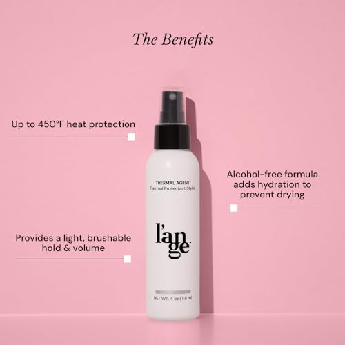 L'ANGE HAIR Thermal Agent Heat Protectant Spray, 4 fl oz