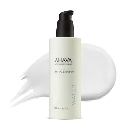 AHAVA Dead Sea Water Mineral Body Lotion - Daily Moisturizing & Hydrating Body Lotion with Osmoter, Exclusive blend of Dead Sea Minerals & Nourishing Botanical Extracts, Original, 8.5 Fl.Oz