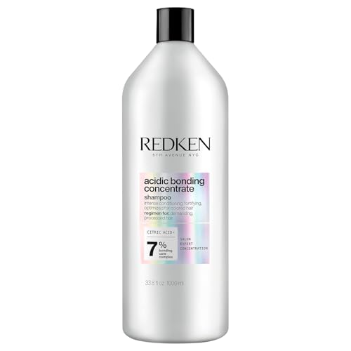 Redken Acidic Bonding Concentrate Shampoo – For Damaged Hair, 33.8 fl oz