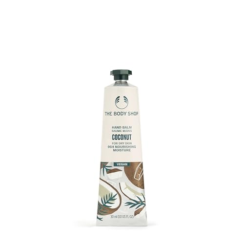 The Body Shop Coconut Hand Balm | 96H Nourishing Moisture, 1.0 Oz