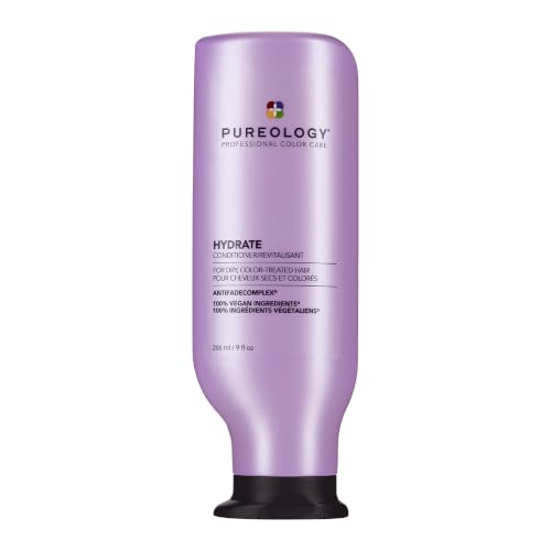 Pureology Hydrate Conditioner – Moisturizes & Nourishes Dry Hair, 9 fl oz
