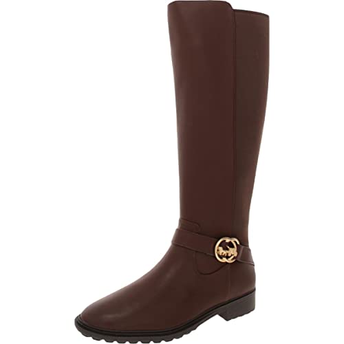 Coach Farrah Leather Boot Walnut 6 B (M)