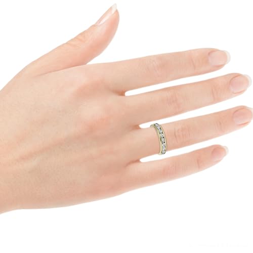 P3 POMPEII3 Pompeii 1/2ct 14K Yellow Gold Channel Set Diamond Wedding Ring - Size 5.5