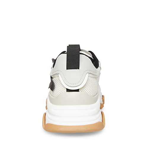 Steve Madden Men's Possess Sneaker, White Multi, 10