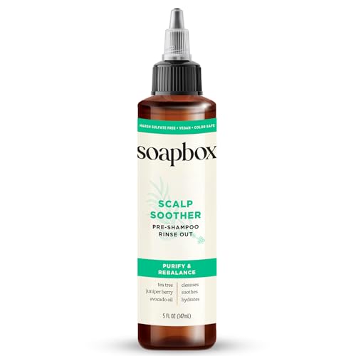 Soapbox Scalp Soother - Pre Shampoo Treatment for Itchy, Dry Scalp - 5 oz