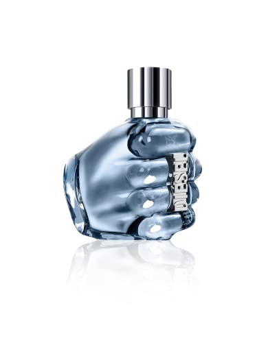 Diesel Only the Brave Eau de Toilette Spray Cologne for Men, Notes of Lemon, Rosemary, and Sensual Ambery Wood, Fresh and Powerful Fragrance, Long-Lasting, 1.7 FL. Oz.