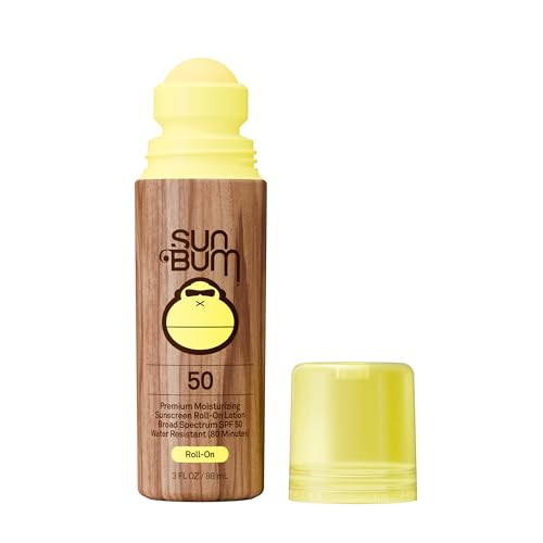 Sun Bum Original SPF 50 Roll-On Body Sunscreen, Travel Size, 3 oz