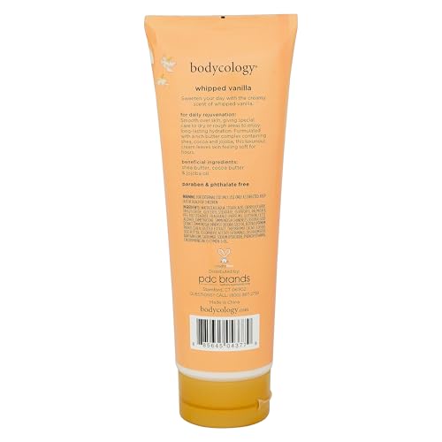Bodycology Shea Butter Body Cream, Whipped Vanilla, 8 oz