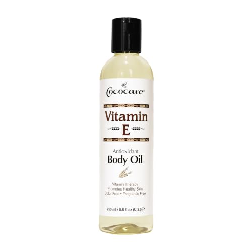 Cococare Natural Vitamin E Antioxidant Body Oil - Vitamin Therapy for All Skin Types - 8.5 fl oz