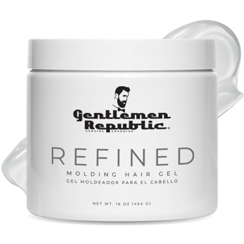 Gentlemen Republic 16oz Refined Hair Gel - 24 Hour High Hold & Shine