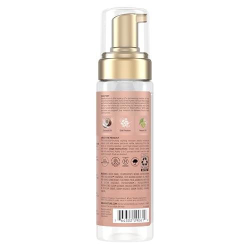 SheaMoisture Curl Mousse Coconut and Hibiscus for Frizz Control Styling Mousse with Shea Butter 7.5 oz