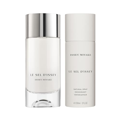 Issey Miyake Le Sel d'Issey Eau de Toilette Holiday Fragrance Set for Men - Includes Eau de Toilette (100 mL) & Deodorant Spray (150 mL)