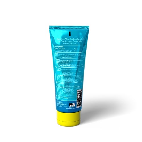 Ocean Potion SPF 50 Sunscreen Body Lotion, Broad Spectrum UVA/UVB Sun Protection with Aloe and Vitamin E, Water-Resistant Non-Greasy Sunscreen, 6.8 oz