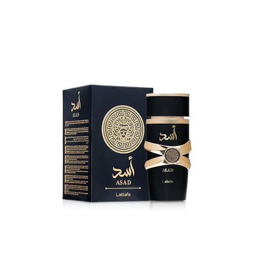 Lattafa Imported Long Lasting Luxury Perfume Spray Asad Premium Refreshing Oud and Musk Fragrances Eau De Parfum 100 ml Perfume for Unisex