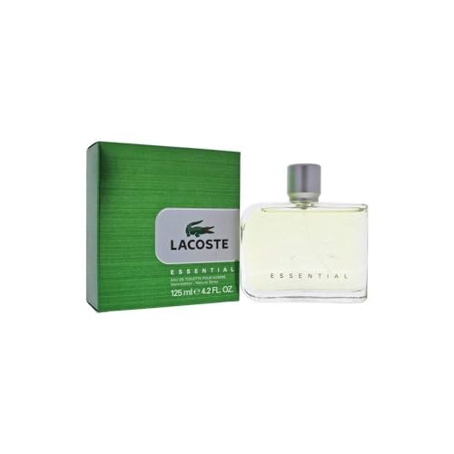 Lacoste - Essential Eau de Toilette - Men's Fragrance - Fougere Watery - With notes of Citrus Accord, Black Pepper & Sandalwood - 4.2 Fl Oz