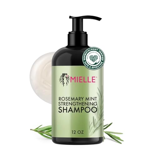 Mielle Organics Rosemary Mint Biotin Strengthening Shampoo, 12 oz
