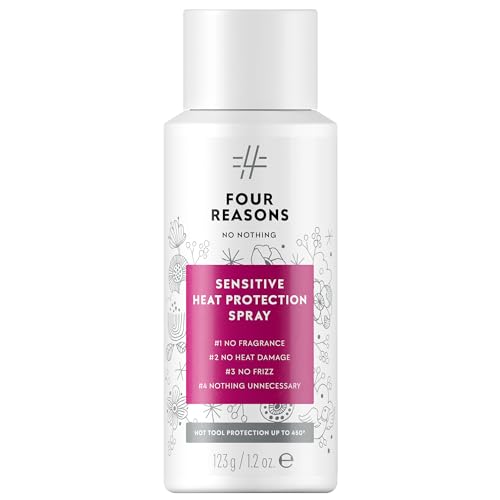 No nothing Heat Protection Spray for Hair – Fragrance Free, Travel Size