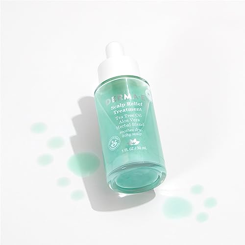 DERMA E Scalp Relief Treatment Scalp Serum, 1 Fl Oz, Dry Scalp Treatment