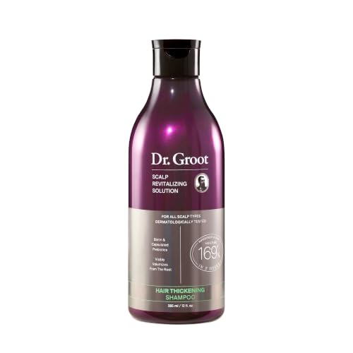Dr. Groot Hair Thickening Shampoo, Korean Hair Care with Biotin, Rosemary Oil to Help Volumize Thinning, Damaged Hair, Hydrate Hair and Scalp, Biotin Shampoo, Scalp Revitalizing Solution