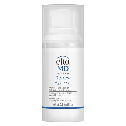 EltaMD Renew Eye Gel Serum for Dark Circles and Puffiness, 0.5 oz