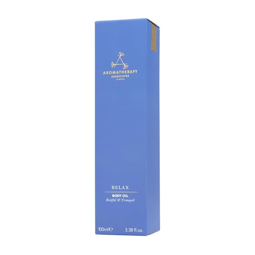 Aromatherapy Associates Relax Body Oil. Luxurious Blend of Oils for a Nourished Body. Made with Vetivert, Chamomile and Ylang Ylang Essential Oils (3.4 fl oz)