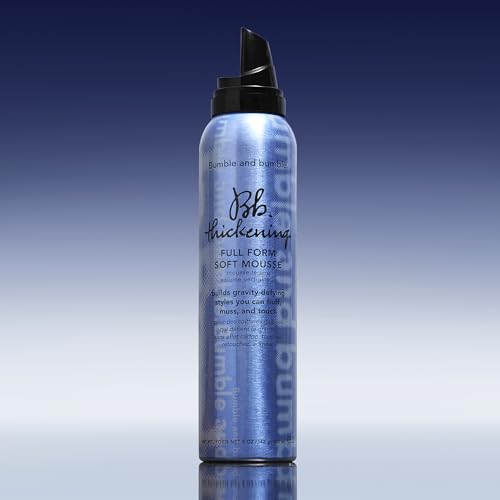 Bumble and bumble. Thickening Full Form Soft Hair Mousse | Volumizing Mousse Adds Heat Protection and Soft Hold | Anti Frizz | For Fine to Medium Straight, Wavy Hair Types, 5 Ounce