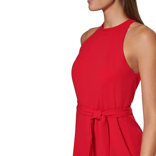 Tommy Hilfiger Women's Dresses Jumpsuit,Scarlet,4