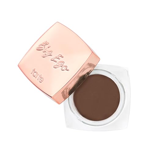 tarte big ego frameworker brow pomade – Creamy Pigmented Eyebrow Gel to Sculpt & Fill with Waterproof, Smudgeproof, Sweatproof Longwear Formula, Vegan & Cruelty-Free, full size, medium brown