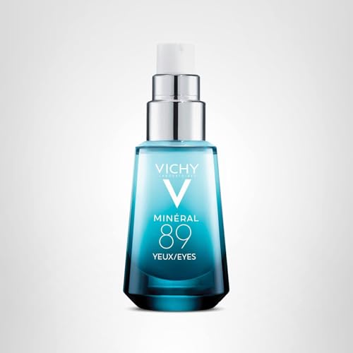 Vichy Mineral 89 Eye Serum, Hyaluronic Acid and Caffeine Eye Cream, 0.5oz