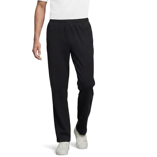 Lands' End Men's Jersey Knit Pant Black Regular X-Large