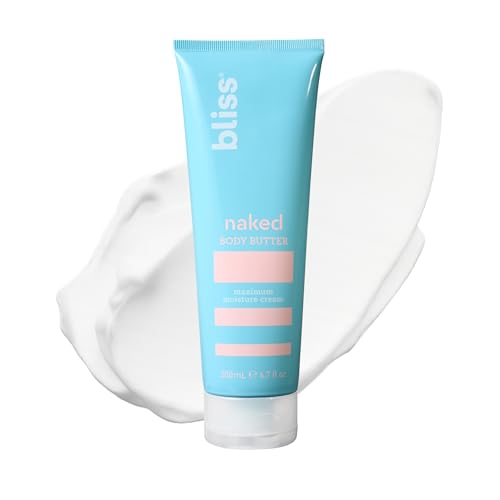 Bliss Naked Unscented Body Butter Moisturizer Cream - 6.7 Oz - Sulfate-Free