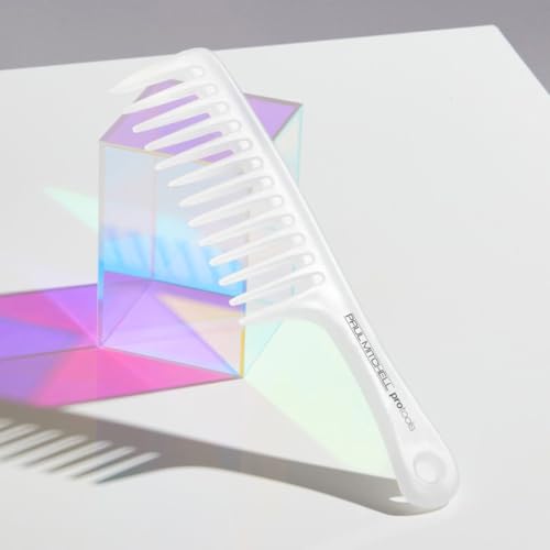Paul Mitchell Detangler Comb, Wide Tooth Comb Detangles Wet or Dry Hair, Seafoam Green