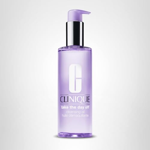 Clinique Take The Day Off Cleansing Oil Makeup Remover | Dissolves Makeup + Sunscreen | For All Skin Types, 6.7 Fl Oz