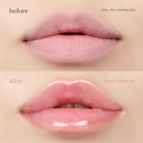 NOONI Korean Lip Oil - Applepeony - Plumping & Hydrating Tinted Lip Gloss