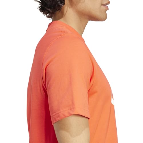 adidas Men's Graphic Printed T-Shirt, Bright Red, Large