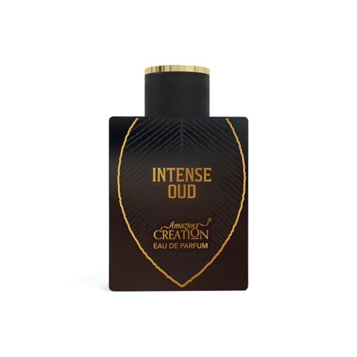 Amazing Creation Intense Oud Eau de Parfum For Men, 3.4 Fl Oz / 100ml