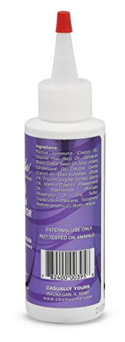 CB Smoothe Wild Jamaican Black Castor Oil - Hair Growth Formula with Biotin, Niacin & Rosemary - Promotes Scalp Circulation & Natural Growth - Lightweight, Non Greasy Formula - 4oz Bottle