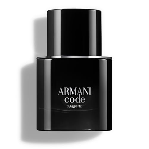 Armani Beauty - Code - Parfum - Cologne for Men - Fresh & Aromatic Men’s Fragrance - Bergamot, Clary Sage, Tonka Bean Notes - 1.0 Fl Oz