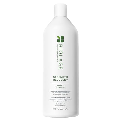 Biolage Strength Recovery Shampoo – For Damaged Hair, 33.8 oz