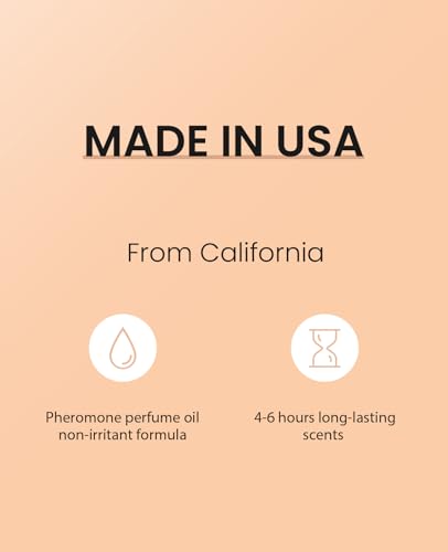 PUREAMOR Pheromones Perfumes for Women, No. 54 Vanilla Cream Scent, Vanilla Perfume Oil, Advanced Fragrance Perfume for Woman, 0.34fl./10ml Gourmand Parfum, Travel Size Perfumes for Women,Made in USA