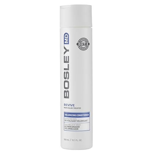 BosRevive Volumizing Conditioner for Noticeably Thinning, Non Color-Treated Hair – DHT-Blocking Saw Palmetto, Biotin Strengthening, Niacin Revitalizing & Panthenol, Vegan, Sulfate-Free 10.1 Fl Oz