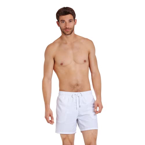 Vilebrequin Men Swim Trunks Solid, XL, White