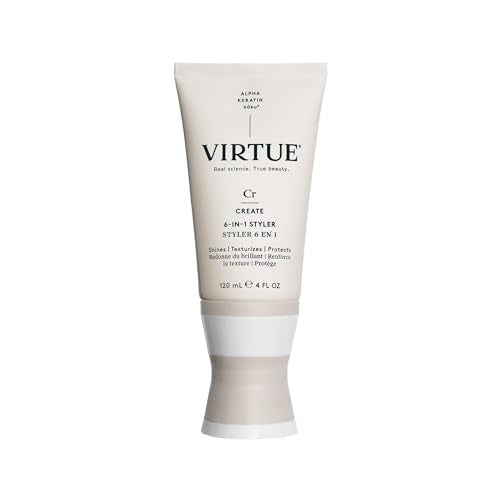 VIRTUE Create 6-in-1 Styling Cream, Heat Protectant, Frizz-Control, 4 Fl Oz