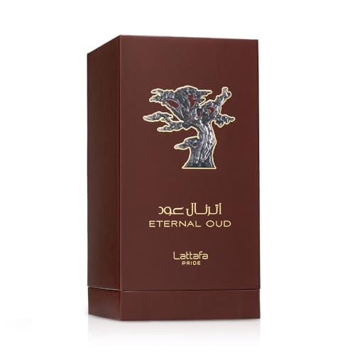Lattafa Pride Eternal Oud for Unisex Eau de Parfum Spray, 3.4 Ounce