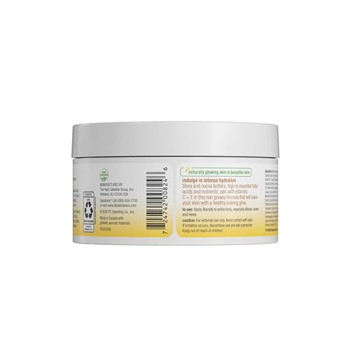 Alba Botanica Intense Hydration Whipped Body Butter, with Shea, Cocoa, and Kukui Nut Butters, 6.5 Oz (Packaging May Vary)