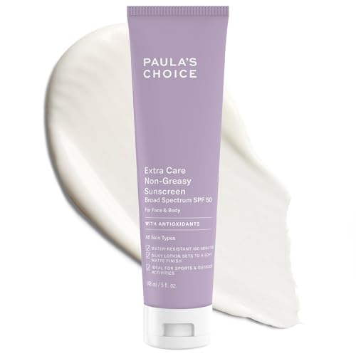 Paula's Choice Extra Care Oil-Free Face Sunscreen SPF 50, 5 Fl Oz