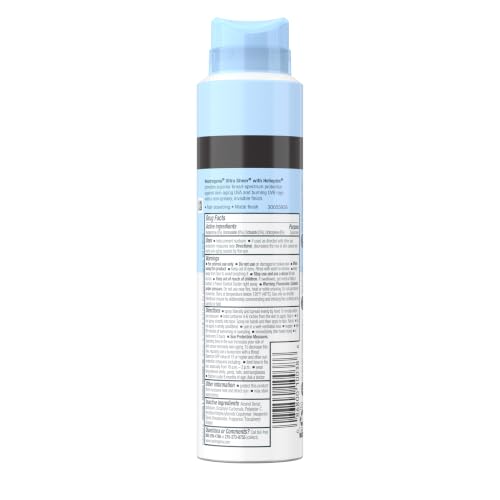 Neutrogena Ultra Sheer Sunscreen Spray SPF 30 Body Mist, 3 x 5 oz