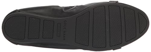 Cole Haan Women's TOVA Bow Ballet Flat, Black Leather, 10