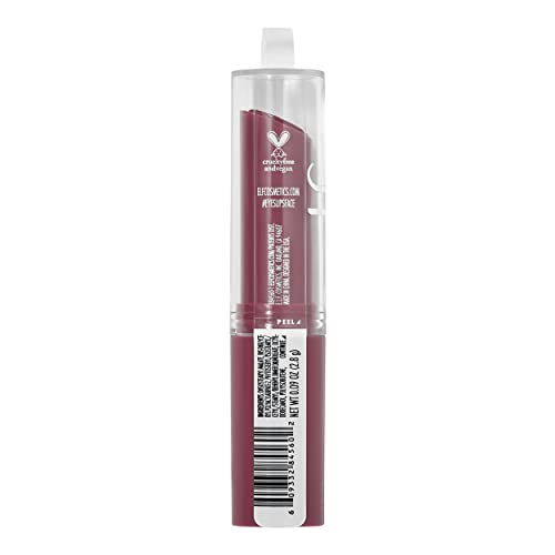 e.l.f. Hydrating Core Lip Shine with Shea Butter & Vitamin E, Tinted Lip Balm for A Smooth, Glossy Finish & Long-Lasting Moisture, Delightful Mauve